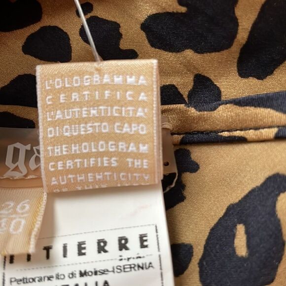 Galliano Women Animal Print Skirt - Size: 26 - Picture 9 of 14